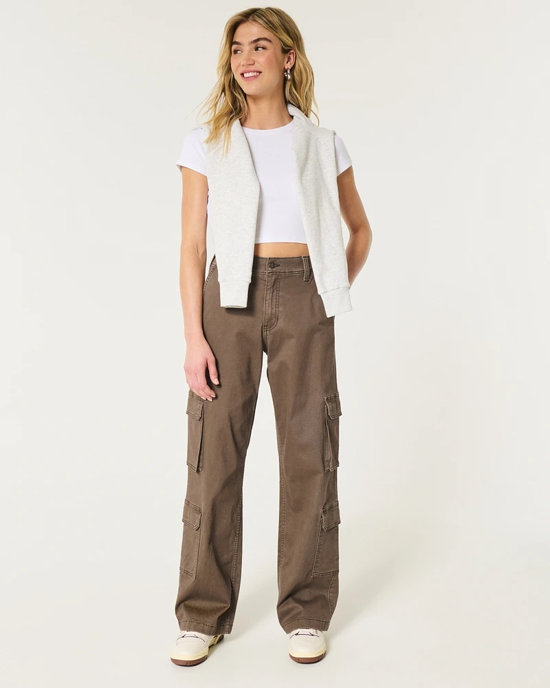 High-Rise Baggy 4-Pocket Cargo Pants