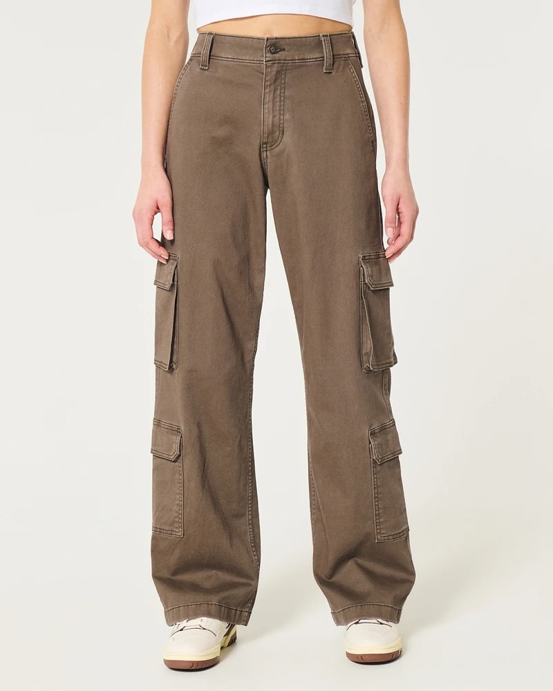 High-Rise Baggy 4-Pocket Cargo Pants