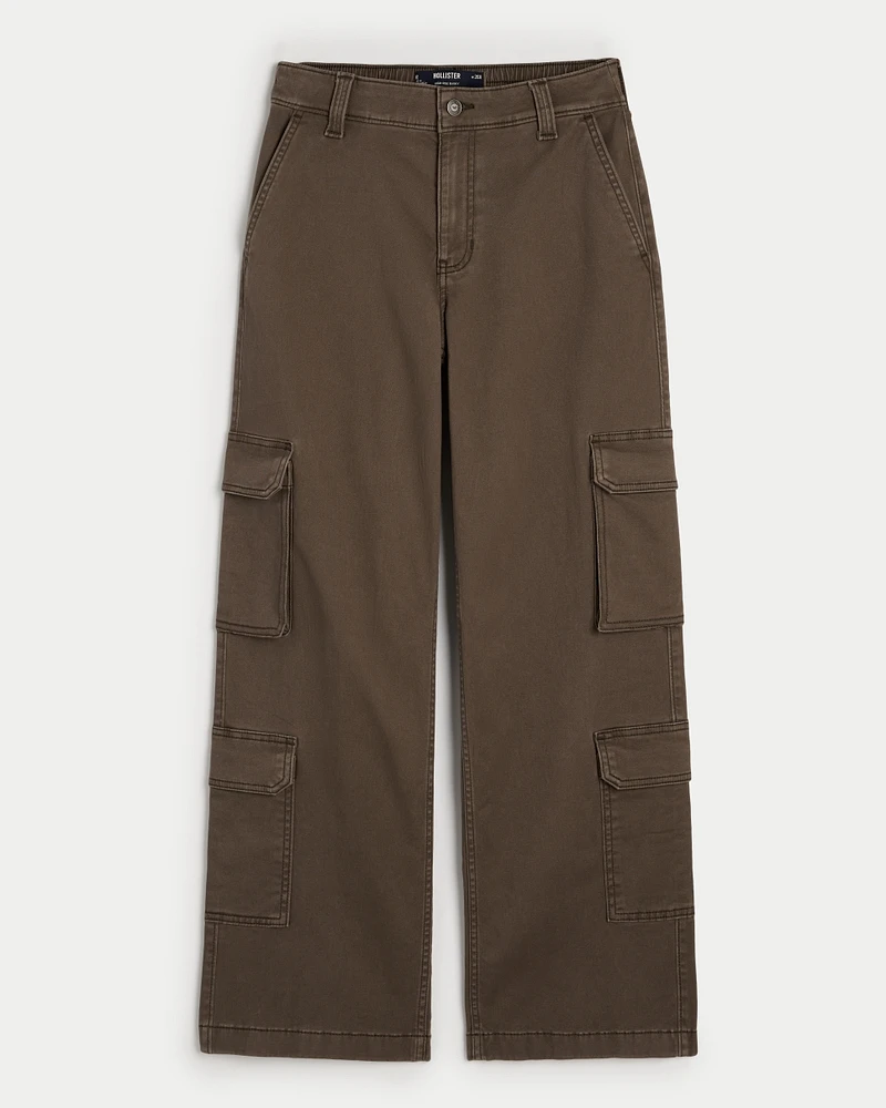 High-Rise Baggy 4-Pocket Cargo Pants