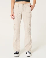 Mid-Rise Relaxed Boot Cargo Pants