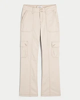 Mid-Rise Relaxed Boot Cargo Pants