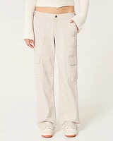 Low-Rise Baggy Cargo Pants