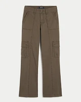 Mid-Rise Relaxed Boot Cargo Pants