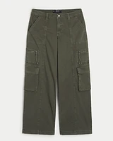 Low-Rise Super Baggy Cargo Pants