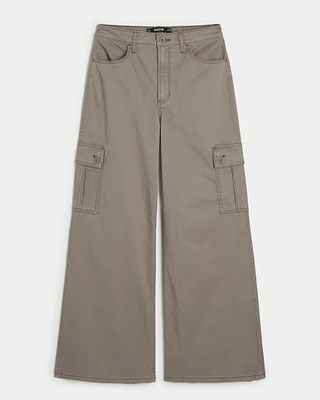 Ultra High-Rise Wide-Leg Cargo Pants