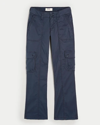 Mid-Rise Relaxed Boot Cargo Pants