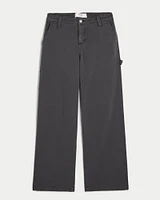 Low-Rise Baggy Carpenter Pants