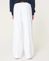 Hollister Ella Eyelet Wide-Leg Pants