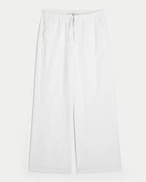 Hollister Ella Eyelet Wide-Leg Pants