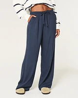 Hollister Ella Pull-On Wide-Leg Pants