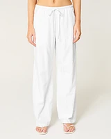 Eyelet Baggy Pants