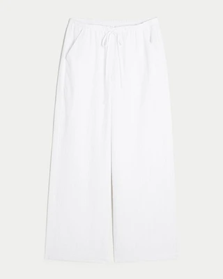 Eyelet Baggy Pants