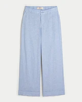 Low-Rise Wide-Leg Pants