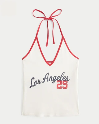 Los Angeles Graphic Halter Top