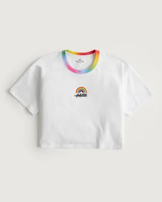 Pride Oversized Crop T-Shirt