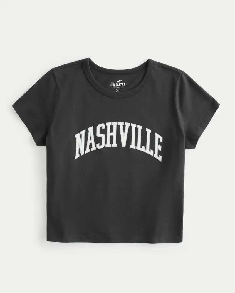 Hollister Long-Sleeve New Orleans Graphic Baby Tee