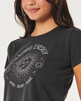 Easy Sacred Energy Graphic Baby Tee