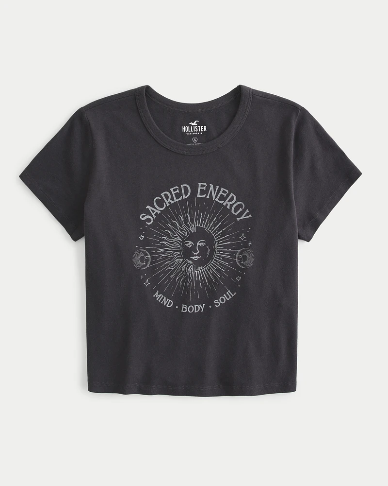 Easy Sacred Energy Graphic Baby Tee