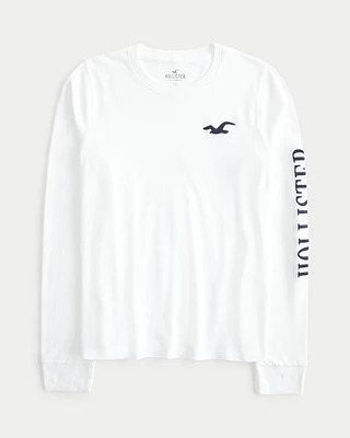 Long-Sleeve Logo Graphic Tee