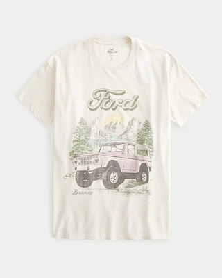 Oversized Ford Bronco Graphic Tee