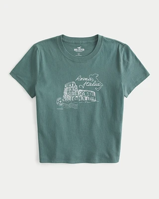 Roma Italia Graphic Baby Tee