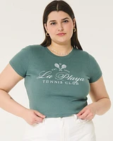 Brooklyn Leisure Club Graphic Baby Tee