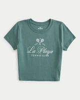 Brooklyn Leisure Club Graphic Baby Tee