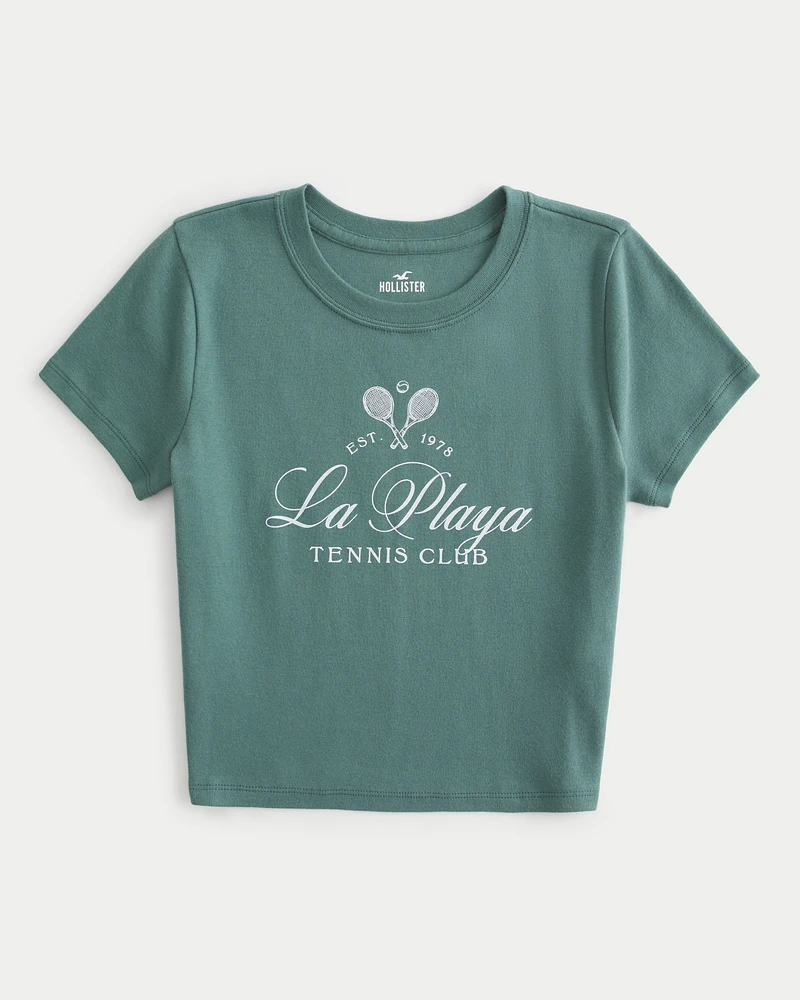 La Playa Tennis Club Graphic Baby Tee