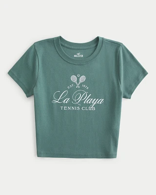 La Playa Tennis Club Graphic Baby Tee