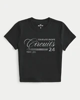 Vintage Car Graphic Baby Tee