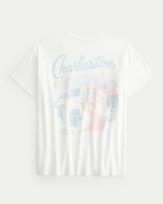 Oversized Charleston Graphic Tee