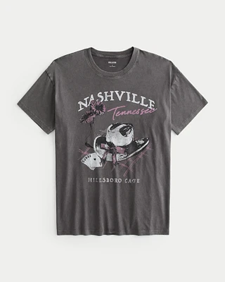 Oversized Nashville Graphic Tee