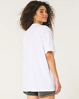 Oversized New York I Love You Graphic Tee