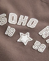 Ribbed SoHo NYC Graphic Long-Sleeve Baby Tee