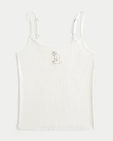 Ribbed Rabbit Graphic Cami