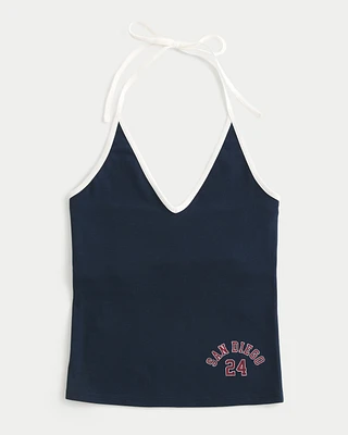 San Diego Graphic Halter Top