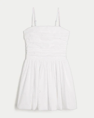 Strapless Bubble Skort Dress