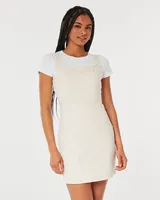 Seamed Mini Dress