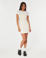 Seamed Mini Dress