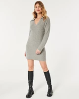 Collared Sweater Dress