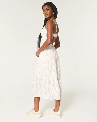 Babydoll Midi Dress