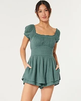 Hollister Saidie On-or-Off-Shoulder Romper