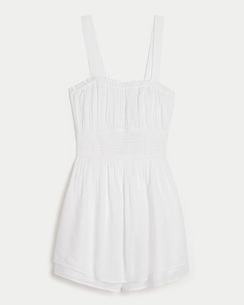 Hollister Saidie Double-Tier Removable Strap Romper