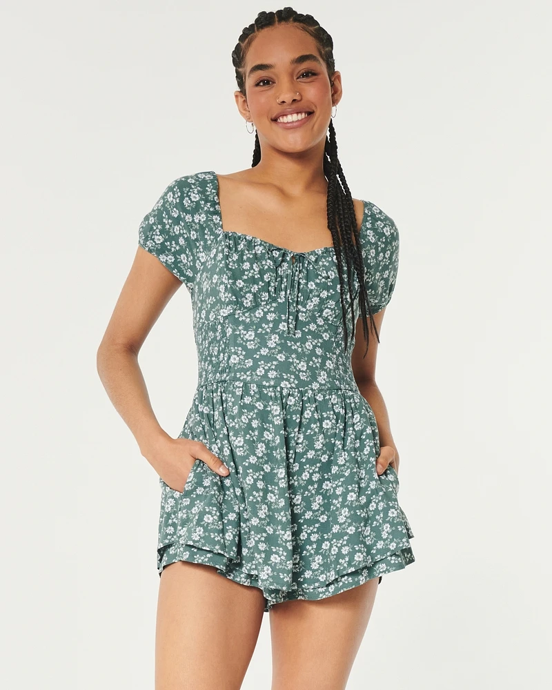 Hollister Sofia Double-Tier Romper