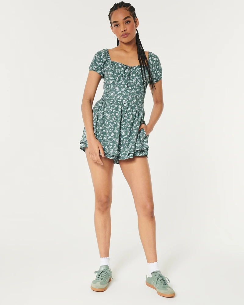 Hollister Sofia Double-Tier Romper