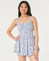 Hollister Saidie Double-Tier Removable Strap Romper