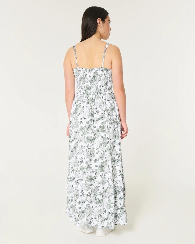 hollister green floral dress Mint Green Wei-Jin Dynasty Flowing Robe Hanfu Dress main image 1