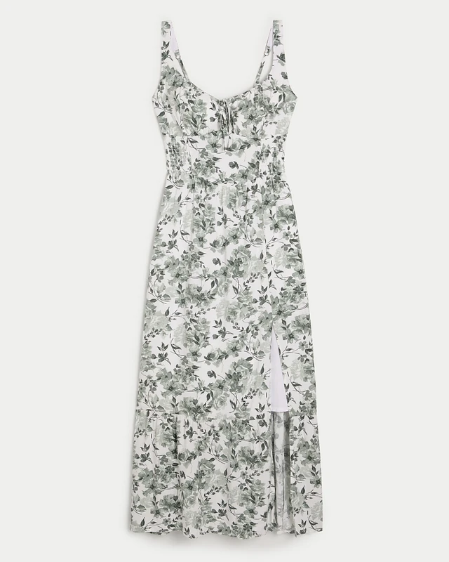 Hollister Sofia Side-Smocked Maxi Dress at Foxvalley Mall in Aurora, IL Hollister Sofia Side-Smocked Maxi Dress at Foxvalley Mall in Aurora, IL