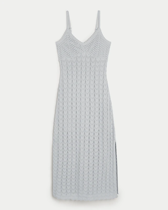 Hol Crochet-Style Midi Dress | Liberty Center