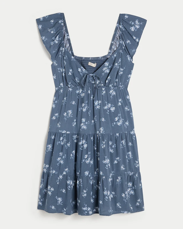 Hol Flutter Sleeve Babydoll Dress at Foxvalley Mall in Aurora, IL